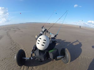 Landboarding & kite buggy in Westward Ho! & North of Devon, UK - map & spot guide // Kiterr.com