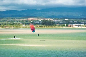 Kitesurfing in Algarve. Lagos, Faro & South coast of Portugal.