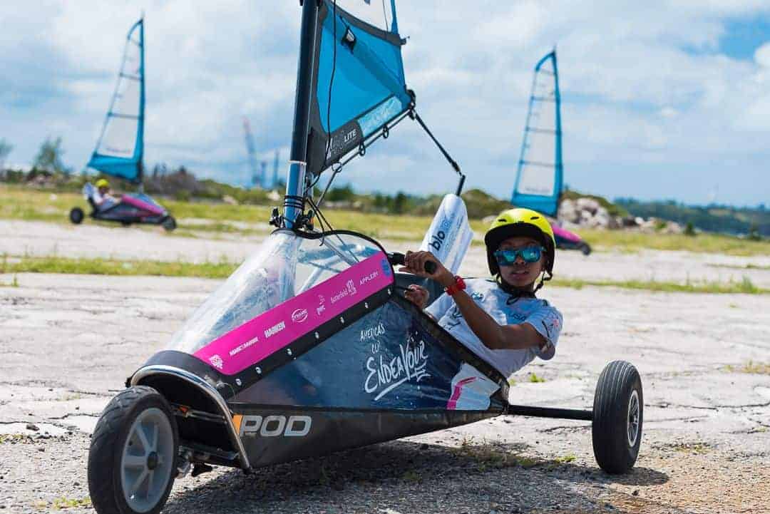 Blokart riding on Fanø Beach, Denmark // Kiterr.com