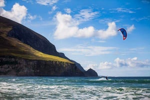 Kiteboarding on Achill Island, Ireland // Kiterr.com