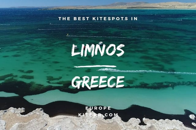 The best kiteboarding spots in Limnos, Greece - Guide & Map // Kiterr.com
