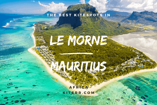 The best kiteboarding spots in Le Morne, Mauritius - Guide & Map // Kiterr.com