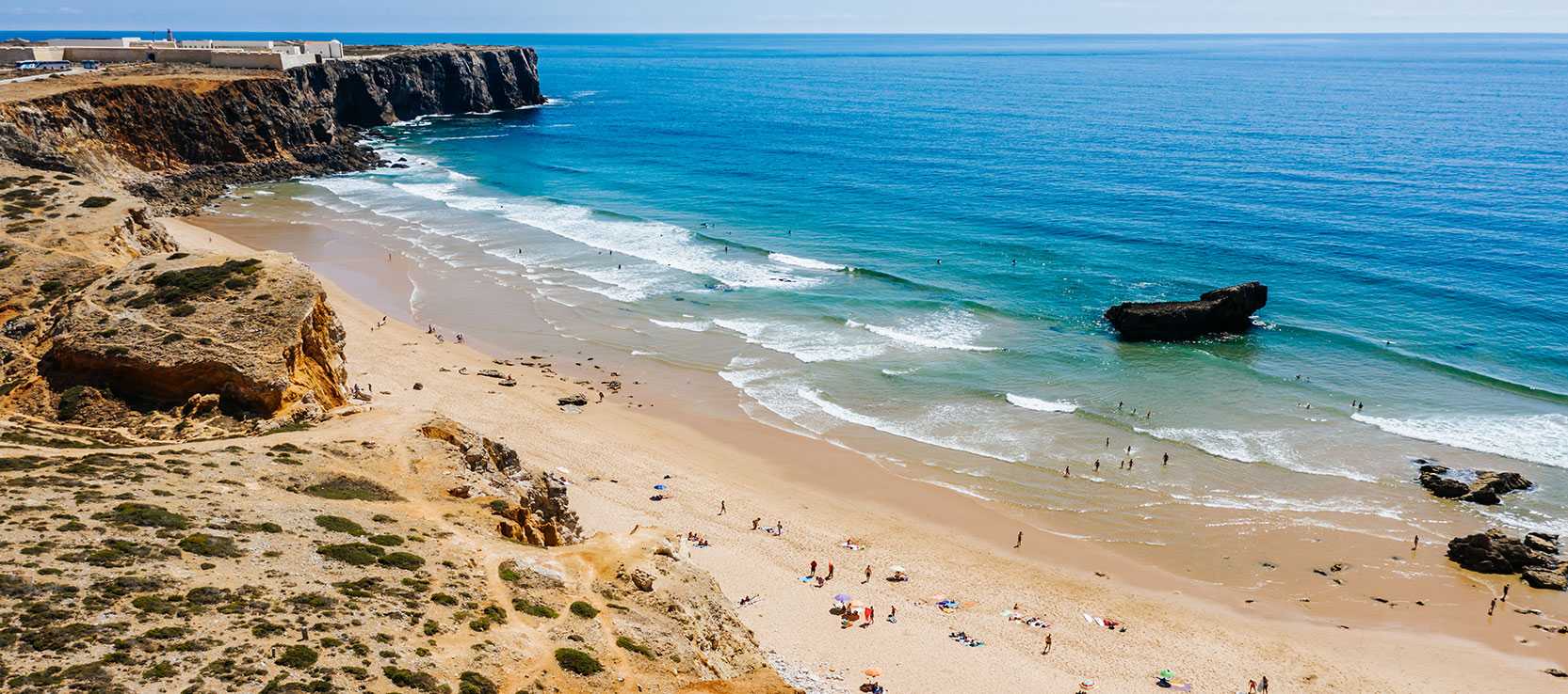 Praia do Tonel, Sagres, Portugal - image Beachcam.pt // Kiterr.com