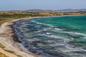 Keros Beach wave spot - kitesurfing in Limnos, Greece - photo by Siroko Wind Club // Kiterr.com