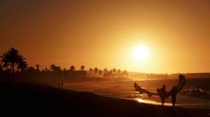 Picturesque sunset backdrops - kitesurfing holidays in Cumbuco, Brazil | Kiterr.com
