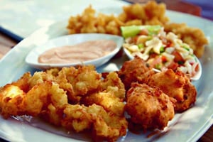 Delicious conch fritters - Local bite - Providenciales, Turks & Caicos Islands | Kiterr.com