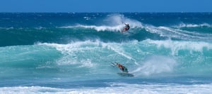 Encuentro is always fun, but things can get pretty intense here! - Kitesurfing in Cabarete, Dominican Republic | Kiterr.com