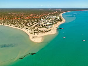 Kitesurfing in Geraldton, Western Australia