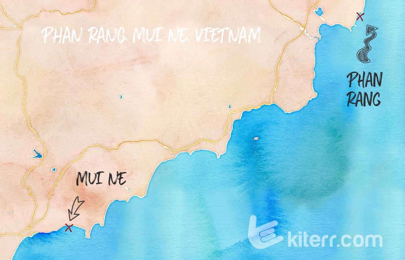 The best kitespots in Mui Ne - Phan Rang, Vietnam // Kiterr.com
