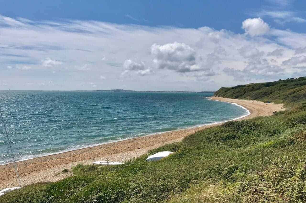 A view of Ringstead Bay, Dorset // Kiterr.com