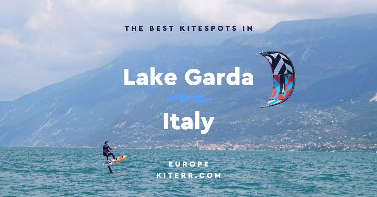 Kiteboarding in Lake Garda, Italy Kitespot guide & map //